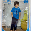 e1-1505 SEZON Пижама детская на мальчика, cotton, 1 пачка (4 шт)