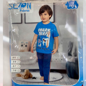 e1-1512-1 SEZON Пижама детская на мальчика, cotton, 1 пачка (4 шт)
