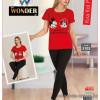 e1-5103 Miss WONDER Life Комплект домашней одежды: майка и штаны, S-XL, cotton, 1 пачка (4 шт)