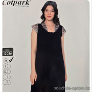 b4-13086 Cotpark Платье женское домашнее, M-XL, 1 пачка (3 шт)