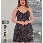 b4-18167 Cotpark Сорочка на бретельках для крупных дам, XL-3XL, 1 пачка (3 шт)