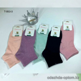 n5-T-B53-3 Носки женские короткие, 37-41, 1 пачка (10 пар)