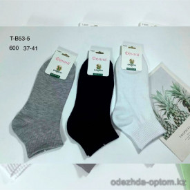 n5-T-B53-5 Носки женские короткие, 37-41, 1 пачка (10 пар)