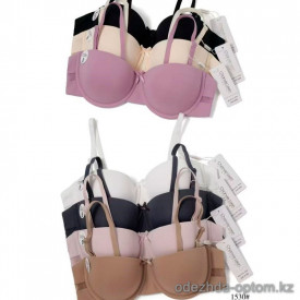b8-1530 Бюстгальтер анжелика с пуш-ап, чашка B, 1 пачка (6 шт)