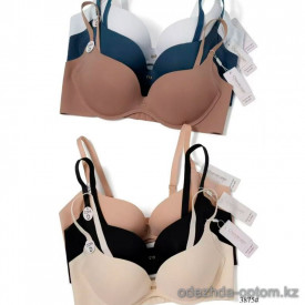 b8-3875 Бюстгальтер бесшовный на поролоне, чашка D, 1 пачка (6 шт)