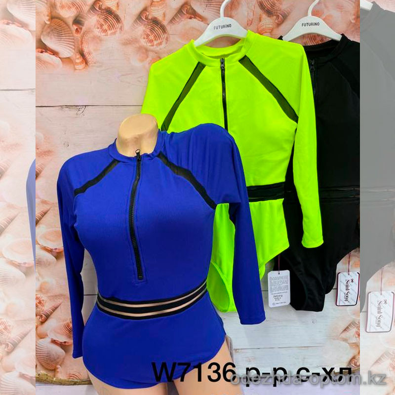 z4-w7136 Купальник женский слитный, S-XL, 1 пачка (4 шт) z4-w7136 Купальник женский слитный, S-XL, 1 пачка (4 шт)