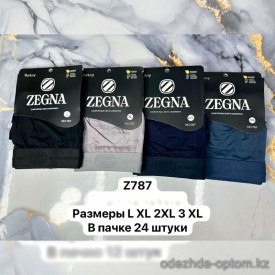 n4-Z787 Трусы мужские боксеры, L-3XL, 1 пачка (24 шт)