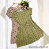 w40-0126 Платье женское со шнурком на талии, стандарт, ткань марлевка, 1 шт