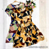 w40-0127 Платье женское со шнурком на талии, стандарт, ткань марлевка, 1 шт