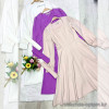 w40-0133 Платье женское однотонное в комплекте с поясом, стандарт, 1 шт