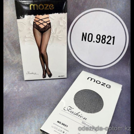 b5-9821 Moze Колготки женские в мелкую сеточку, стандарт, 1 шт