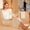 b15-7729 Комплект женской шелковой пижамы: рубашка и штаны, L-XL, 1 пачка (2 шт)