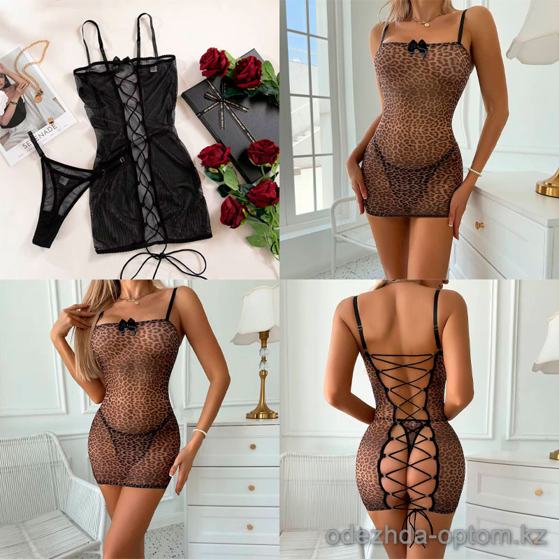 b13-1133 Пеньюар женский прозрачный в комплекте с трусиками, S-L, 1 пачка (3 шт) b13-1133 Пеньюар женский прозрачный в комплекте с трусиками, S-L, 1 пачка (3 шт)