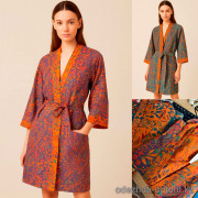 b15-411-1 Халат женский муслиновый, M-XL, 1 пачка (3 шт)