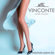 k4-8081 Vinconte Капроновые колготки женские, 1/2S-5XL, 15 ден, 1 пачка (12 шт)