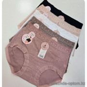 b4-2052 Трусики женские высокие, стандарт, 1 пачка (10 шт)