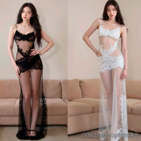 b18-5936 Пеньюар женский длинный на бретельках, стандарт, 1 пачка (2 шт) b18-5936 Пеньюар женский длинный на бретельках, стандарт, 1 пачка (2 шт)