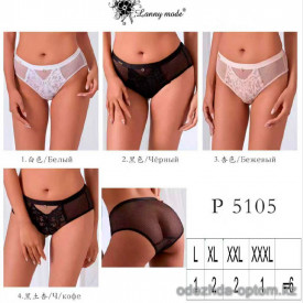 b4-P5105 Lanny Mode Трусики женские кружевные, L-3XL, 1 пачка (6 шт)