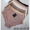b4-P9431 Balaloum Трусики женские эластичные, M-2XL, 1 пачка (6 шт)