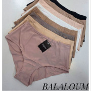 b4-P9431 Balaloum Трусики женские эластичные, M-2XL, 1 пачка (6 шт)