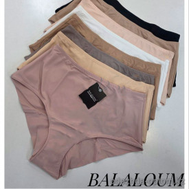 b4-P9431 Balaloum Трусики женские эластичные, M-2XL, 1 пачка (6 шт)