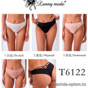 b4-T6122 Lanny Mode Трусики женские однотонные, S-XL, 1 пачка (6 шт)