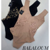 b4-W9475 Balaloum Боди женское эластичное, M-XL, 1 пачка (3 шт)