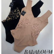b4-W9475 Balaloum Боди женское эластичное, M-XL, 1 пачка (3 шт)