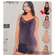 b4-17247 Cotpark Комплект женской пижамы: майка и шорты, M-2XL, 1 пачка (4 шт)