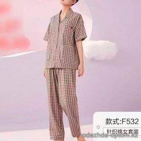 b15-532 Комплект женской пижамы: рубашка и штаны, M-2XL, 1 пачка (4 шт)