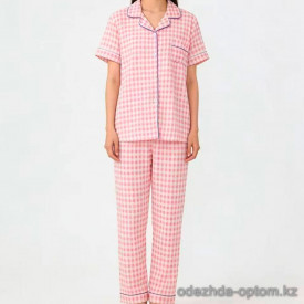 b15-999-1 Комплект женской пижамы: рубашка и штаны, стандарт, 1 пачка (3 шт)