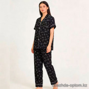 b15-999-3 Комплект женской пижамы: рубашка и штаны, стандарт, 1 пачка (3 шт)