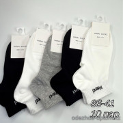 n4-0230 Wapai Socks Носки женские короткие, 36-41, 1 пачка (10 пар)