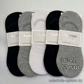 n4-0364 Fashion Следы женские, 36-41, 1 пачка (12 пар)