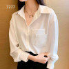 w3-7277 Рубашка женская классическая, стандарт, 1 шт