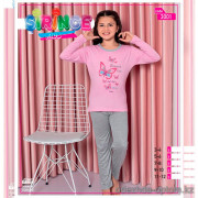 e1-3001 SIRINCE Пижама детская на девочку, 3-12 лет, cotton, 1 пачка (5 шт)
