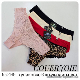 b4-2160-1 Coeur Joie Трусики женские стринги, S-XL, 1 пачка (6 шт)