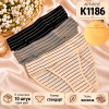 b4-K1186 Трусики женские в полоску, стандарт, 1 пачка (10 шт)