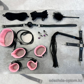 b13-0028-8 Набор для БДСМ игр, 10 предметов, 1 шт b13-0028-8 Набор для БДСМ игр, 10 предметов, 1 шт