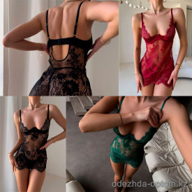 b13-0547 Пеньюар женский кружевной, S-L, 1 пачка (3 шт)