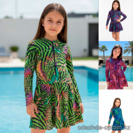 z4-506 Купальник детский слитный, 28-36, 1 пачка (5 шт)