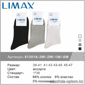 n1-61301 LIMAX Носки мужские, 1 пачка (12 пар)