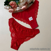 d7-407143D13 Donella Трусики женские кружевные, размер M, 1 пачка (10 шт)