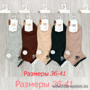 n3-0659 Носки женские короткие, 36-41, 1 пачка (10 пар)