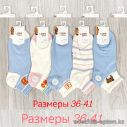 n3-0664 Носки женские короткие, 36-41, 1 пачка (10 пар)