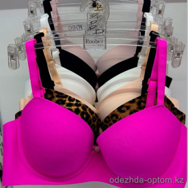 b8-D003 Бюстгальтер бесшовный гладкий, чашка B, 1 пачка (3 шт)