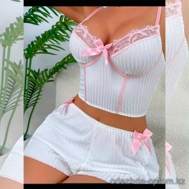 b13-99 Комплект женской пижамы: майка и шорты, размер M, 1 шт b13-99 Комплект женской пижамы: майка и шорты, размер M, 1 шт