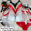 b6-0987 Miss Wicasa Комплект нижнего белья: бюстгальтер с корректором и трусики, чашка B, 1 пачка (3 шт)