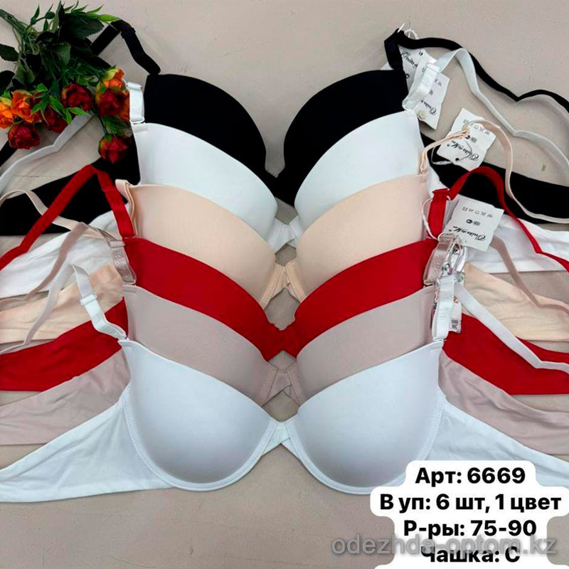 b6-6669 Onita de Mas (Donafen) Бюстгальтер на тонком поролоне, чашка C, 1 пачка (6 шт) b6-6669 Onita de Mas (Donafen) Бюстгальтер на тонком поролоне, чашка C, 1 пачка (6 шт)
