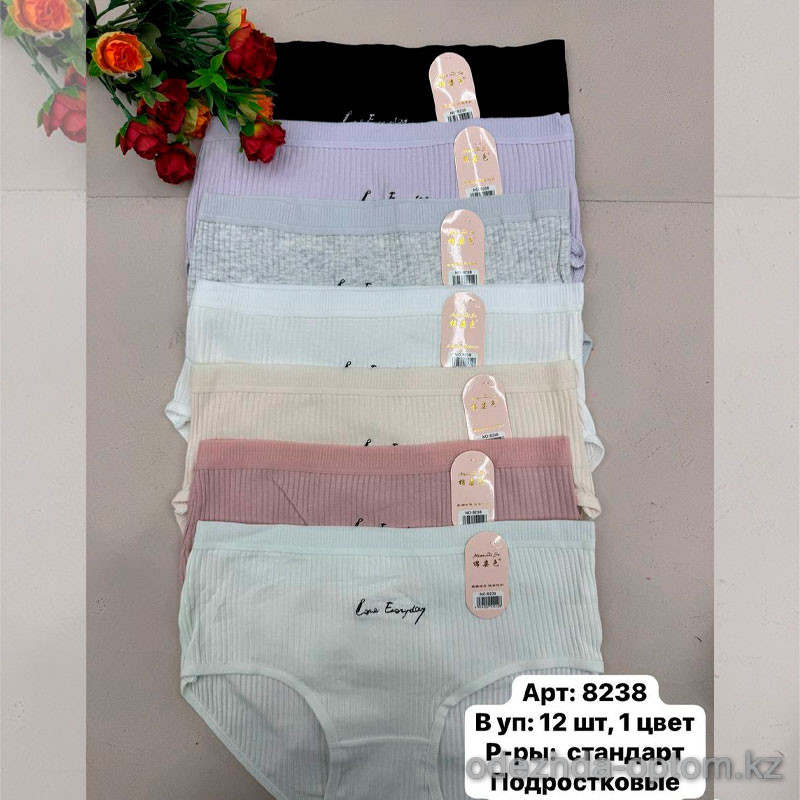 b6-8238-3 Трусики подростковые с надписью, стандарт, 1 пачка (12 шт) b6-8238-3 Трусики подростковые с надписью, стандарт, 1 пачка (12 шт)